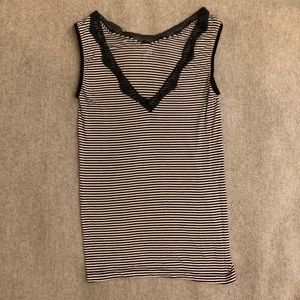 Stretch striped tank